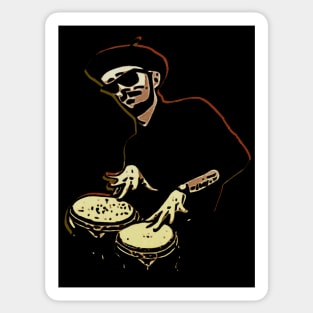 Bongo Beatin' Beatnik Sticker